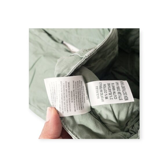 Citizens of Humanity Delena Cargo Green SZ 28 Pockets Baggy Utility Style Nova - Picture 4 of 16